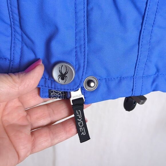 Spyder Lightning Ski Jacket Blue Size 18 Outdoor Winter - Picture 6 of 14
